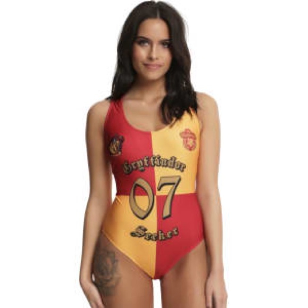 *NWT* Harry Potter Gryffindor Racerback Swimsuit!